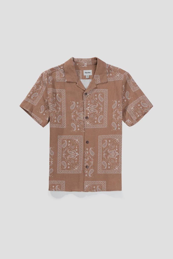 Rhythm Border SS Shirt - Cedar