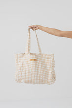 Load image into Gallery viewer, Rhythm Lola Check Tote - Clay
