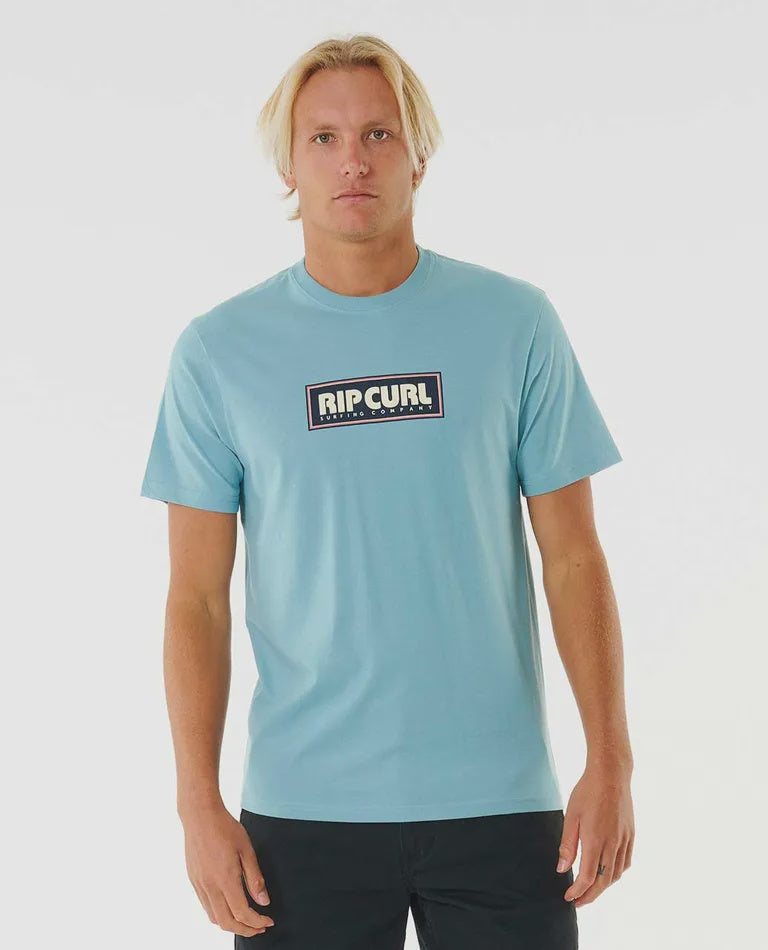 Rip Curl Big Mumma Icon Tee - Dusty Blue