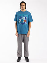 Load image into Gallery viewer, Mitchell &amp; Ness Brush Off Hornets Tee - Faded Teal
