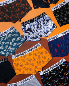 Reer Endz Men's Organic Cotton Deadly Romance Trunk Underwear