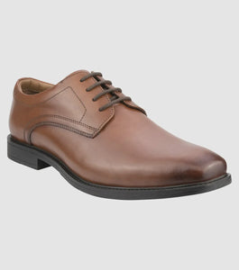 Florsheim Baxter Plain EEE Wide Fit Shoe - Cognac