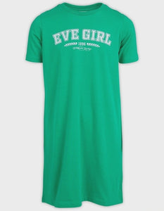 Eve Girl Academy Tee Dress - Green