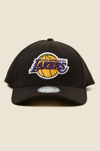 Mitchell & Ness Lakers NBA  Redline Pinch Snapback - Black/Team Colour