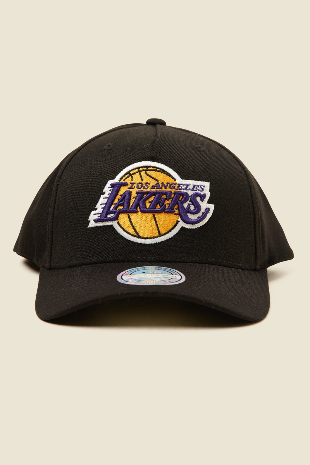 Mitchell & Ness Lakers NBA  Redline Pinch Snapback - Black/Team Colour
