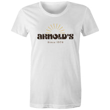 Load image into Gallery viewer, Arnold&#39;s Women&#39;s Logo Tee
