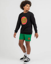 Load image into Gallery viewer, Santa Cruz Youth Classic Dot Front Sweater - Black
