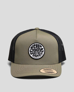 Rip Curl Wetsuit Icon Trucker Cap - Olive