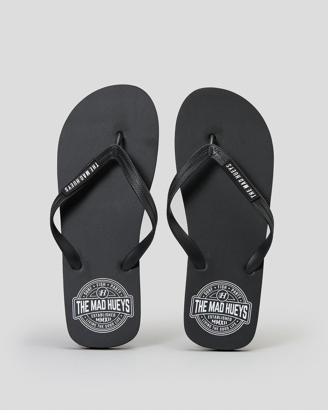 The Mad Hueys Hueys Life Thongs - Black