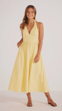 Load image into Gallery viewer, MINKPINK Alani Halterneck Midi Dress - Banana
