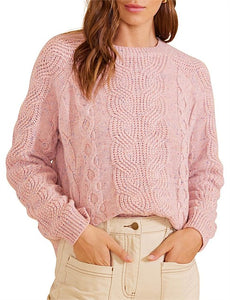 MINKPINK Lydia Knit Jumper - Blush