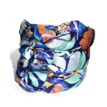 Load image into Gallery viewer, Kingston Design Flower Power Headband 100% Silk
