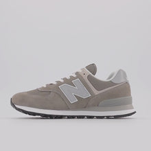 Load and play video in Gallery viewer, New Balance 574 Shoe - Grey w/ White
