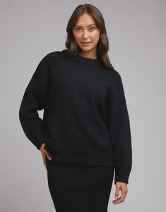 Silent Theory Ellie Knit Jumper - Black