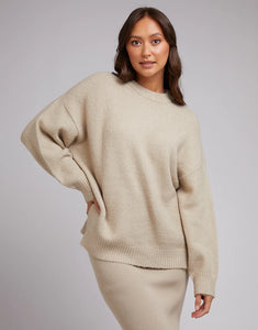 Silent Theory Ellie Knit Jumper - Beige