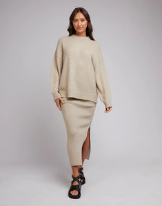 Silent Theory Ellie Knit Jumper - Beige