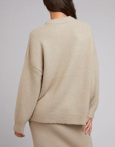 Silent Theory Ellie Knit Jumper - Beige