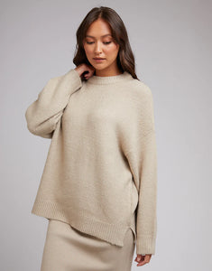 Silent Theory Ellie Knit Jumper - Beige