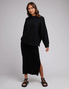 Silent Theory Ellie Knit Jumper - Black