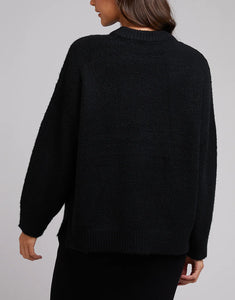 Silent Theory Ellie Knit Jumper - Black