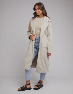 Silent Theory Charm Coat - Beige