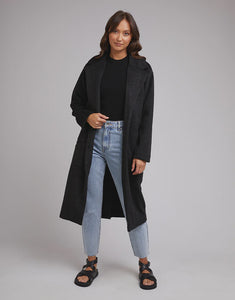 Silent Theory Charm Coat - Black