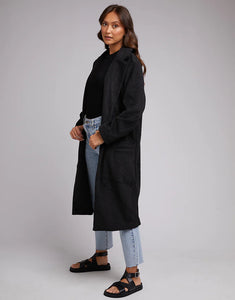 Silent Theory Charm Coat - Black