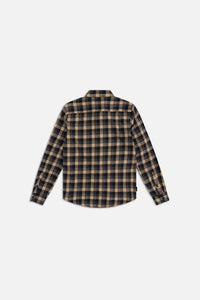 Indie Kids The Birch LS Shirt - Camel Charcoal