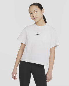 Nike Girls T-Shirt - White (8-14)