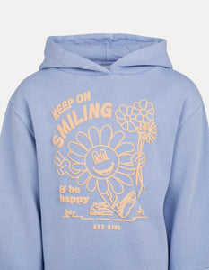 Eve Girl Be Happy Hoodie - Lavender