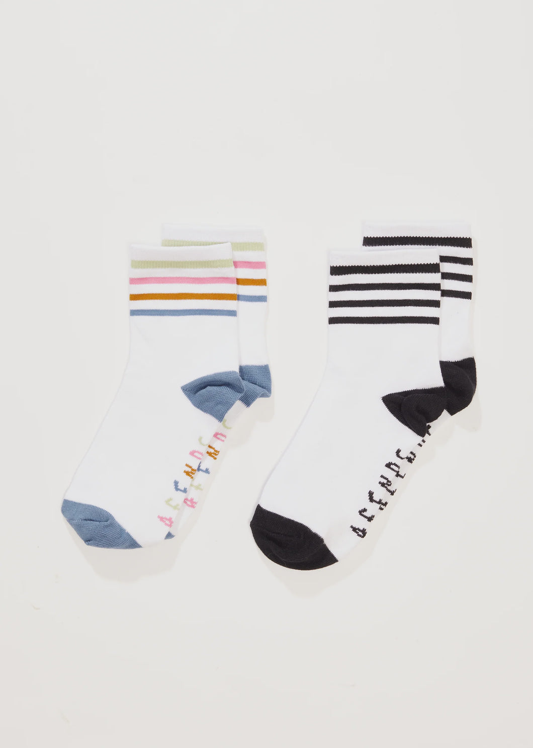 Afends Funhouse Recycled Socks Two Pack - Multi