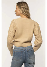 Load image into Gallery viewer, Amuse Society Noha LS Sweater - Desert Mist
