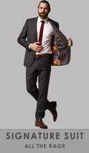 Load image into Gallery viewer, Savile Row ABRAM FW4-Charcoal Suit
