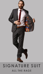 Savile Row ABRAM FW4-Charcoal Suit