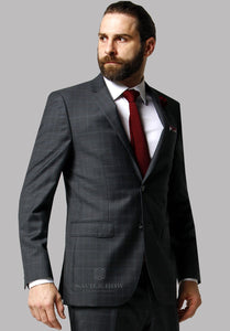 Savile Row ABRAM FW4-Charcoal Suit