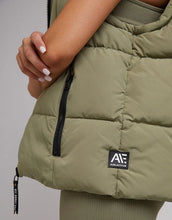 Load image into Gallery viewer, All About Eve Active Remi Luxe Puffer Vest - Khaki
