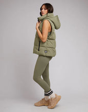 Load image into Gallery viewer, All About Eve Active Remi Luxe Puffer Vest - Khaki
