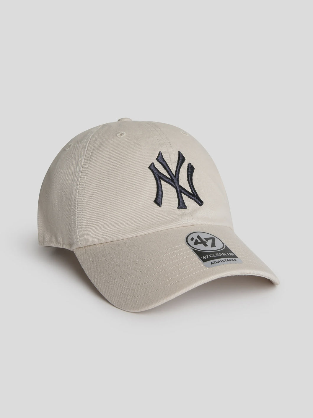 '47 Brand New York Yankees Clean Up Cap - Bone/Navy