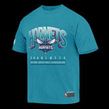 Load image into Gallery viewer, NBA Essentials Youth Hornets Vintage Tee - Rapid Teal
