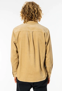 Rip Curl State Cord L/S Shirt - Khaki