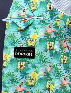 Christian Brooks x Spongebob Shape Linen Jacket