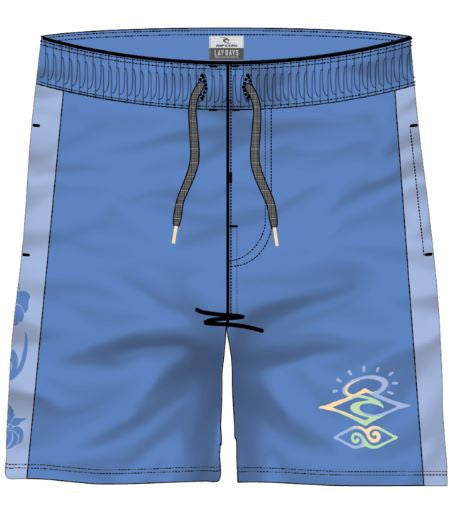 Rip Curl Static Youth Block Volley Shorts (1-8) - Gnaraloo Blue