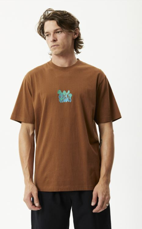 Afends Psychedelic Retro Graphic Tee - Toffee