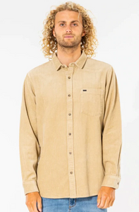 Rip Curl State Cord L/S Shirt - Khaki