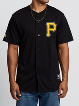 Load image into Gallery viewer, Majestic MLB Replica Pirates Jersey - Standard Black
