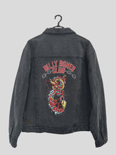 Load image into Gallery viewer, Billy Bones Club Dragon Denim Jacket - Black
