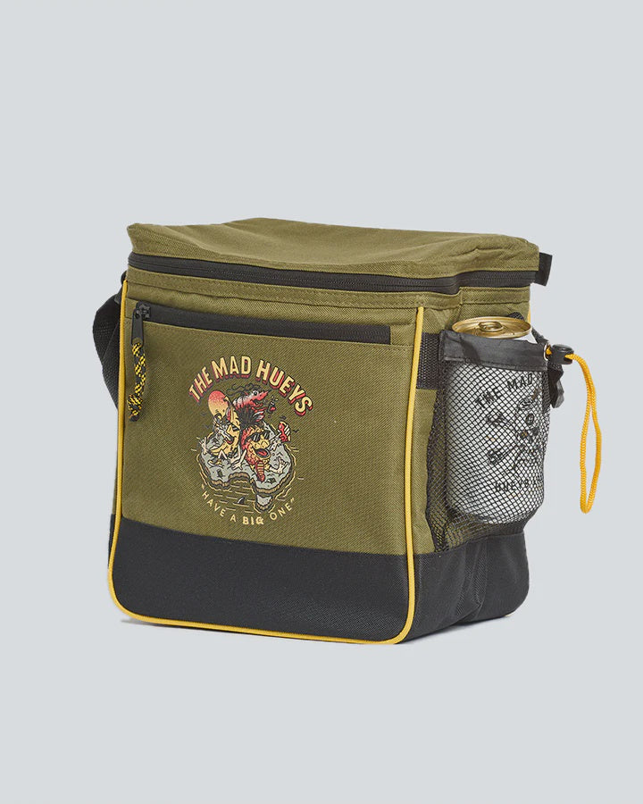 The Mad Hueys Big Day For It Cooler Bag - Dusty Green