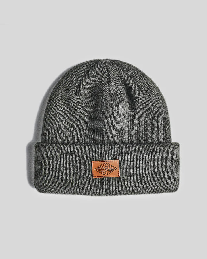 The Mad Hueys Diamond Beanie - Charcoal