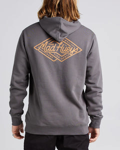 The Mad Hueys Diamond Pullover - Charcoal