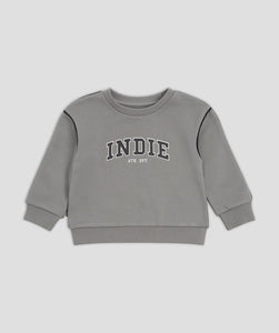 Indie Kids The Edgerton Sweat - Vintage Grey